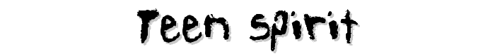 teen%20spirit font