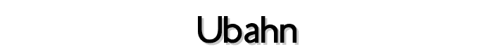 Ubahn font