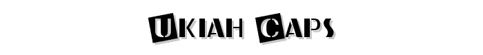 Ukiah%20Caps font