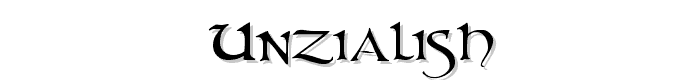 UnZialish font