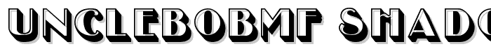 UncleBobMF-Shadow font