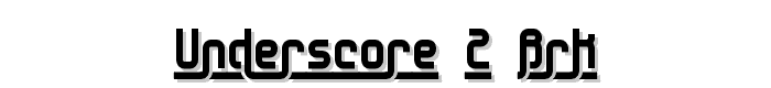 Underscore%202%20BRK font