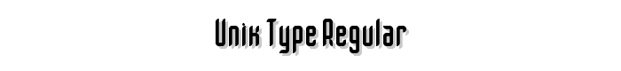 Unik%20Type%20Regular font