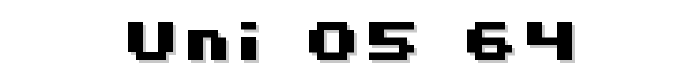 uni%2005_64 font