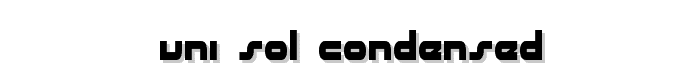 uni-sol%20condensed font