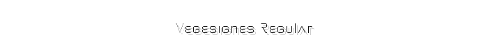 VEGESIGNES%20Regular font