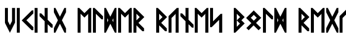 VIKING_%20ELDER%20Runes%20Bold%20Regular font