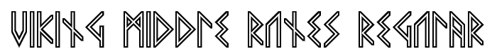 VIKING_%20MIDDLE%20Runes%20Regular font