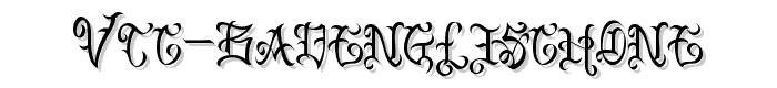 VTC-BadEnglischOne font