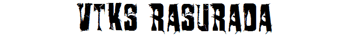 VTKS%20RASURADA font