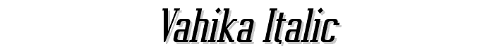 Vahika%20Italic font