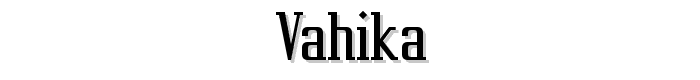 Vahika font