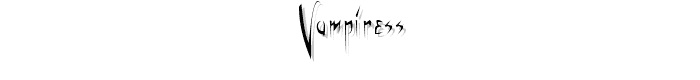 Vampiress font