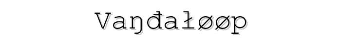 Vandaloop font