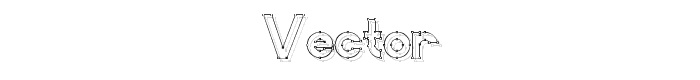 Vector font