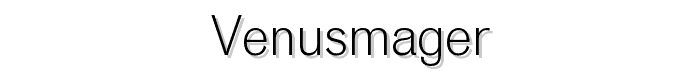 VenusMager font