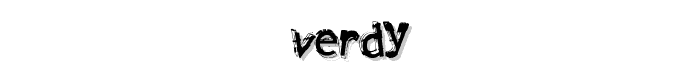 Verdy font