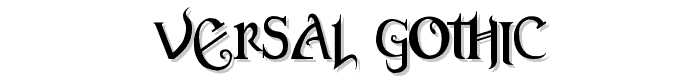 Versal%20Gothic font