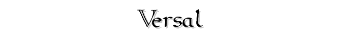 Versal font