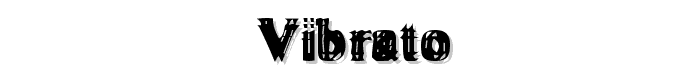 Vibrato font