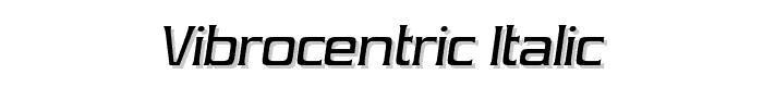 Vibrocentric%20Italic font