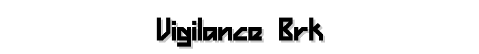 Vigilance%20BRK font