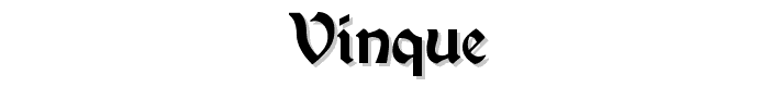 Vinque font