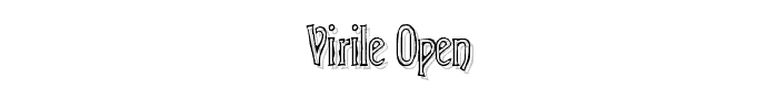 Virile%20Open font