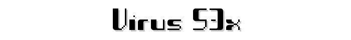 Virus%2053X font