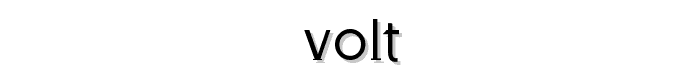 Volt font