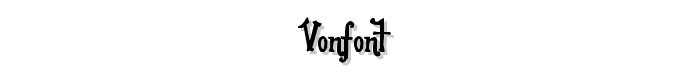 VonFont font