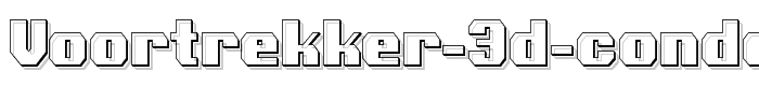 Voortrekker%203D%20Condensed font