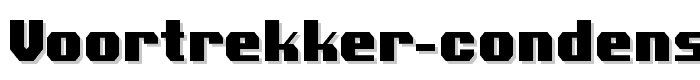 Voortrekker%20Condensed font