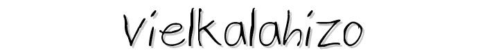 vielkalahizo font