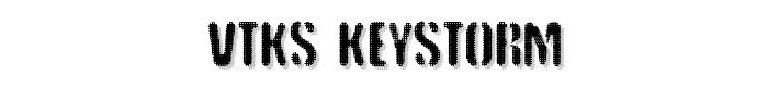 vtks%20keystorm font