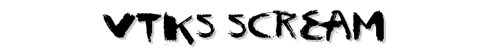 vtks%20scream font