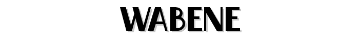 Wabene font