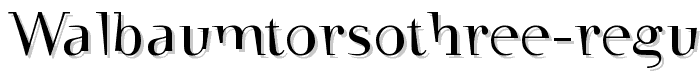 WalbaumTorsoThree%20Regular font