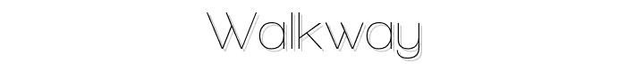 Walkway font