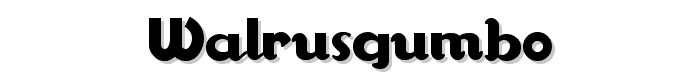 WalrusGumbo font