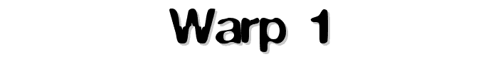 Warp%201 font