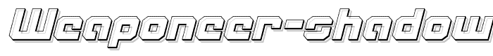 Weaponeer%20Shadow%20Italic font