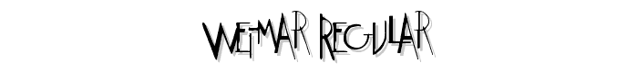 Weimar%20Regular font