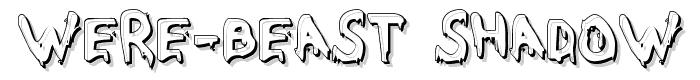 Were-Beast%20Shadow font