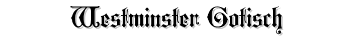 Westminster%20Gotisch font