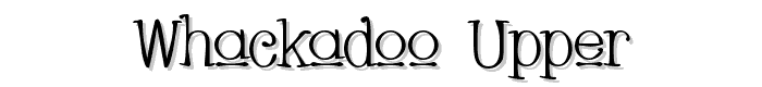 Whackadoo%20Upper font