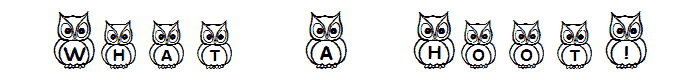 What%20a%20Hoot%21 font