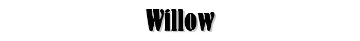 Willow font