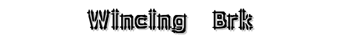 Wincing%20-BRK- font