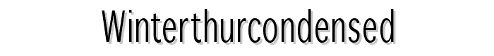 WinterthurCondensed font